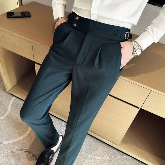 Geneva Grandeur Pleated Trousers